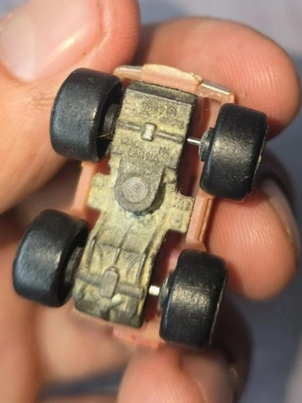 Vintage 1987 Road Champs Micro Machine Monster Truck PINK JEEP
